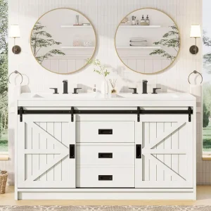 Farmhouse Double Bathroom Vanity