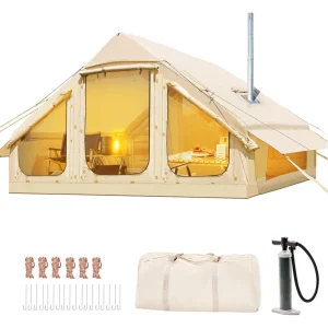 Inflatable tent sleeps 1-6 people