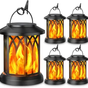 4 Pack Solar Lantern Outdoor Lights