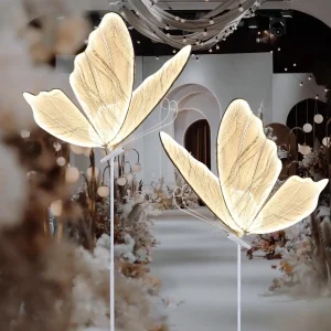 2-Pack Butterfly Solar Lights